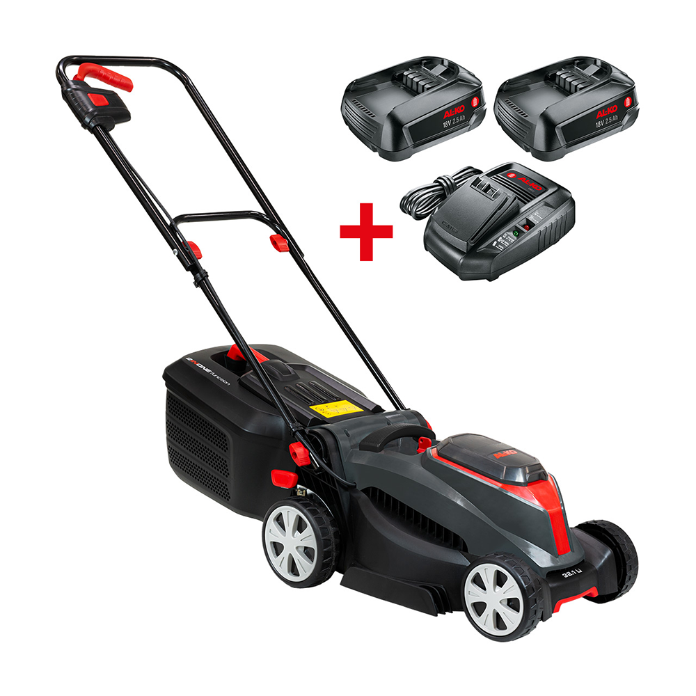 AL-KO 32.1 Li Easy Akku-Rasenmäher – 32 cm Schnittbreite – zum Schieben – mit Fangkorb – Ansicht 1