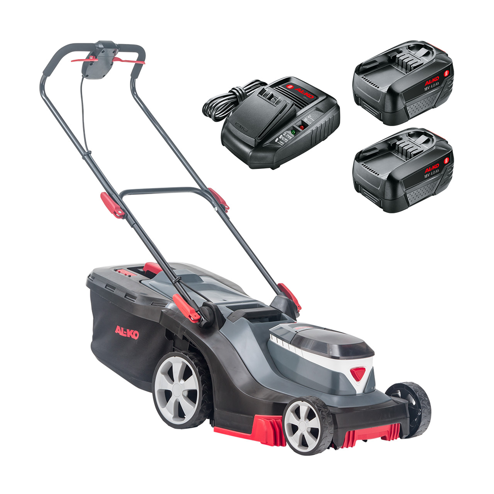 AL-KO 3.82 Li Easy Akku-Rasenmäher – 38 cm Schnittbreite – zum Schieben – mit Fangkorb – Ansicht 1