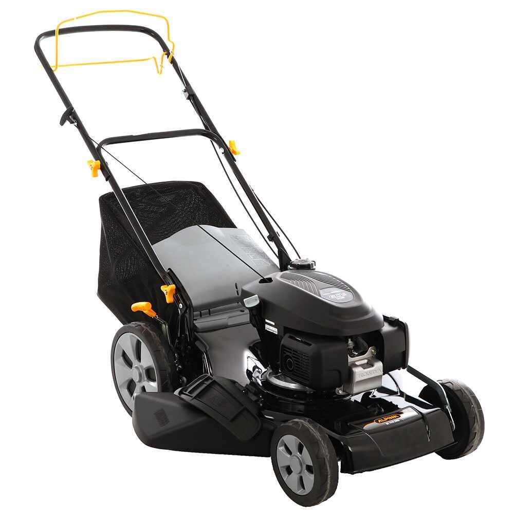 Alpina A5 51 SHQ Benzin-Rasenmäher – 51 cm Schnittbreite – Heckantrieb – mit Fangkorb – Ansicht 1
