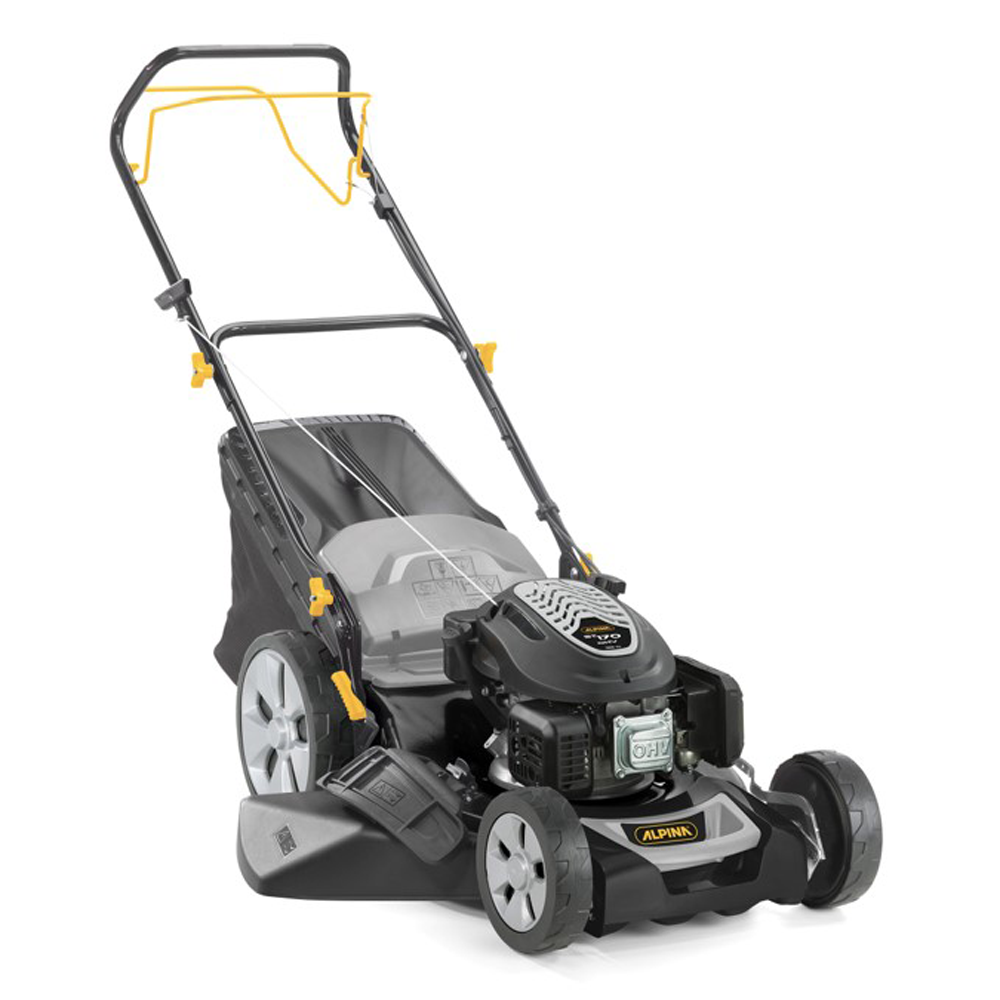 Alpina AL5 51 SAQ Benzin-Rasenmäher – 51 cm Schnittbreite – Heckantrieb – mit Fangkorb – Ansicht 1