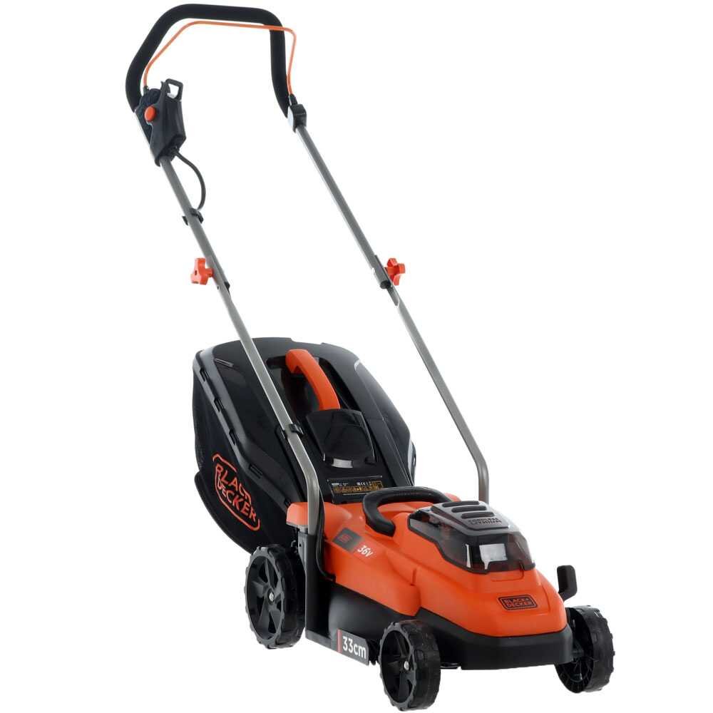 Black & Decker BCMW3336N-XJ Akku-Rasenmäher – mit Fangkorb – Ansicht 1