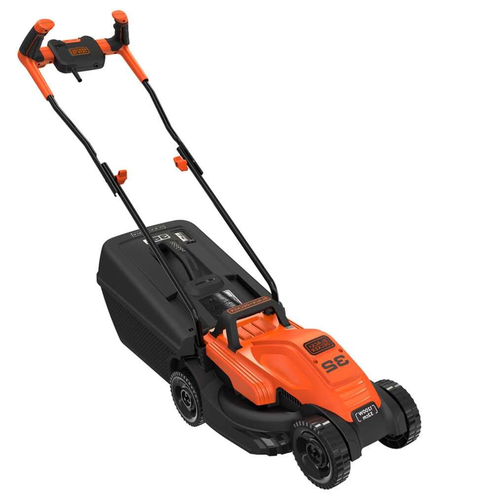 Black & Decker BEMW451BH-QS Elektro-Rasenmäher – 32 cm Schnittbreite – zum Schieben – mit Fangkorb – Ansicht 1