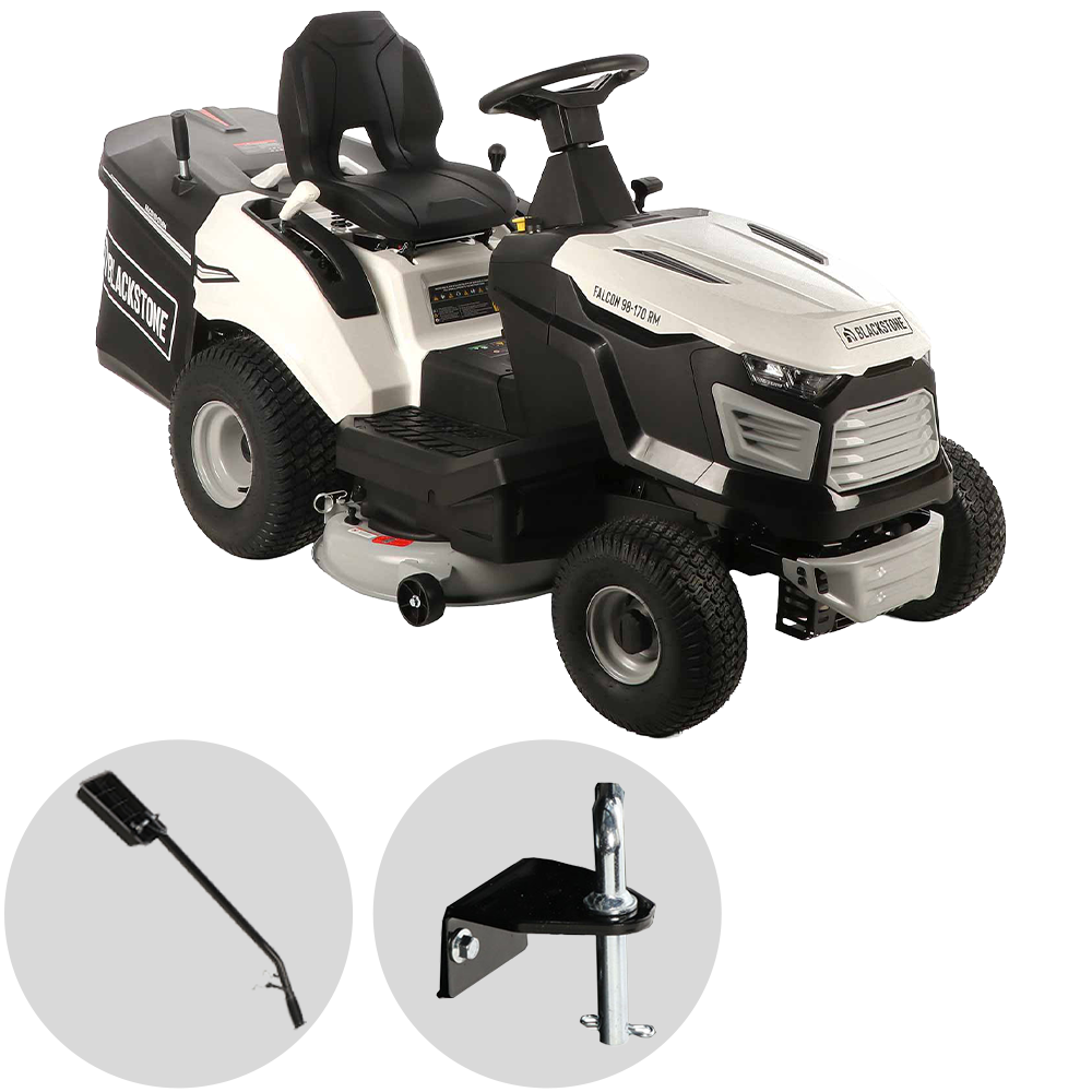 Blackstone FALCON 98-170 RM Rasentraktor – 98 cm Schnittbreite – Mechanisch – Fangkorb 250 l – Ansicht 1