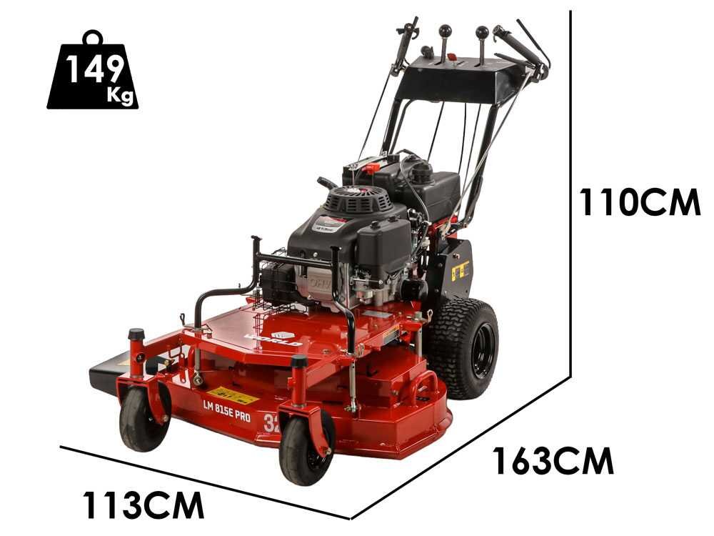Blue Bird LM 815E PRO Benzin-Rasenmäher – 81 cm Schnittbreite – Heckantrieb – Ansicht 4