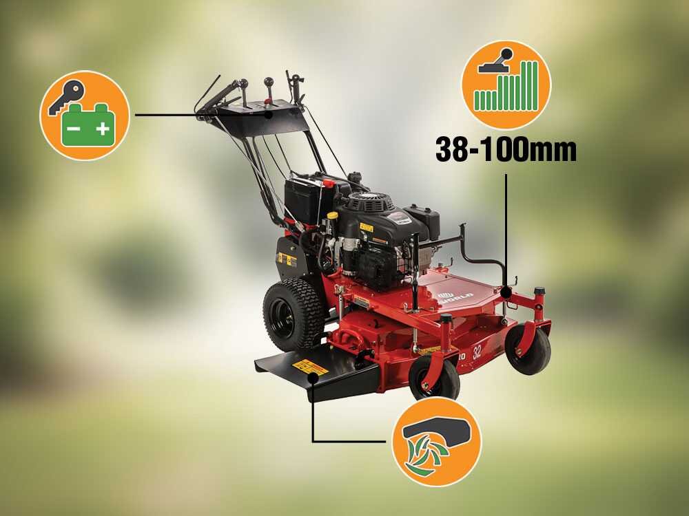 Blue Bird LM 815E PRO Benzin-Rasenmäher – 81 cm Schnittbreite – Heckantrieb – Ansicht 5