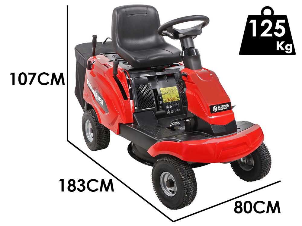 BlueBird TR P 62H Mini-Rider – 62 cm Schnittbreite – Hydrostatik – Fangkorb 130 l – Ansicht 2