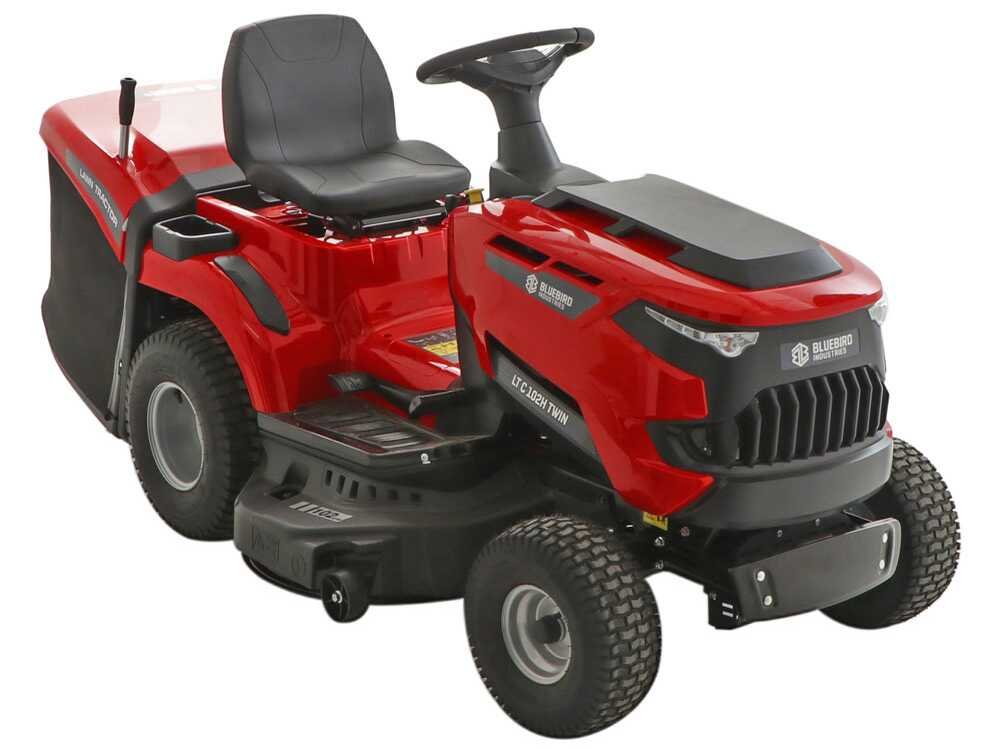 Blue Bird LT C102H TWIN Rasentraktor – 102 cm Schnittbreite – Hydrostatik – Fangkorb 245 l – Ansicht 5