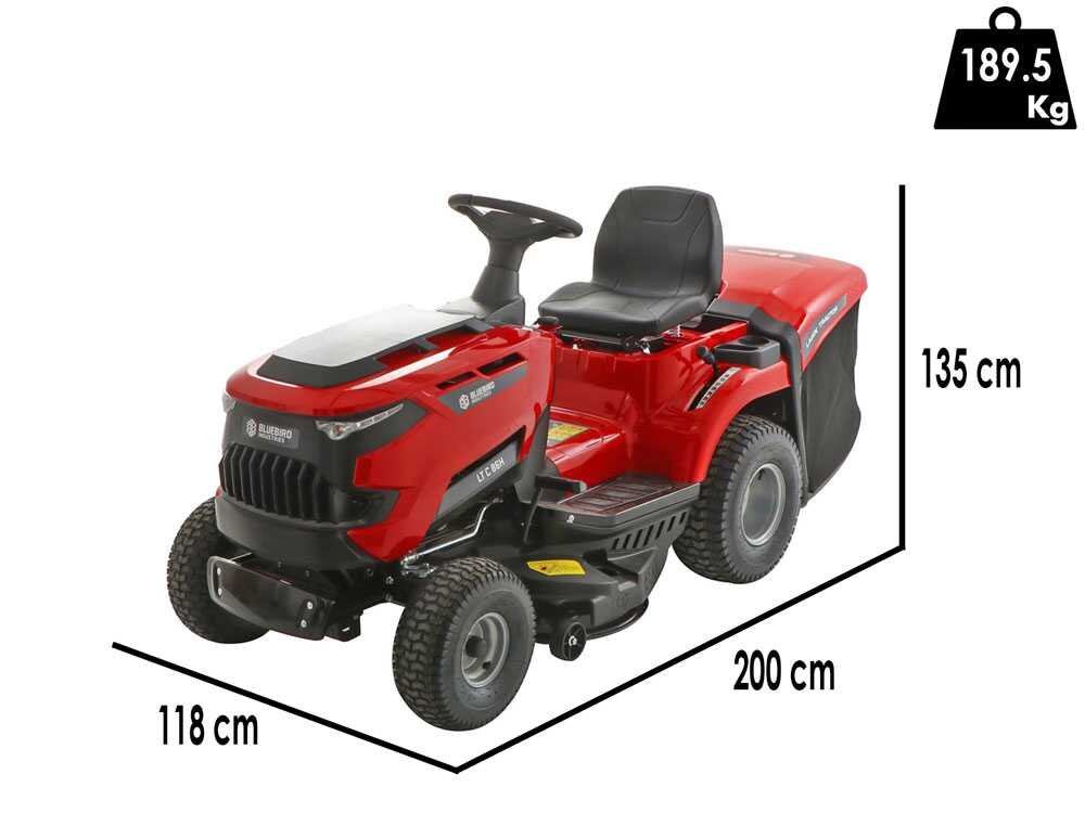 Blue Bird LT C 92H Rasentraktor – 92 cm Schnittbreite – Hydrostatik – Fangkorb 245 l – Ansicht 2
