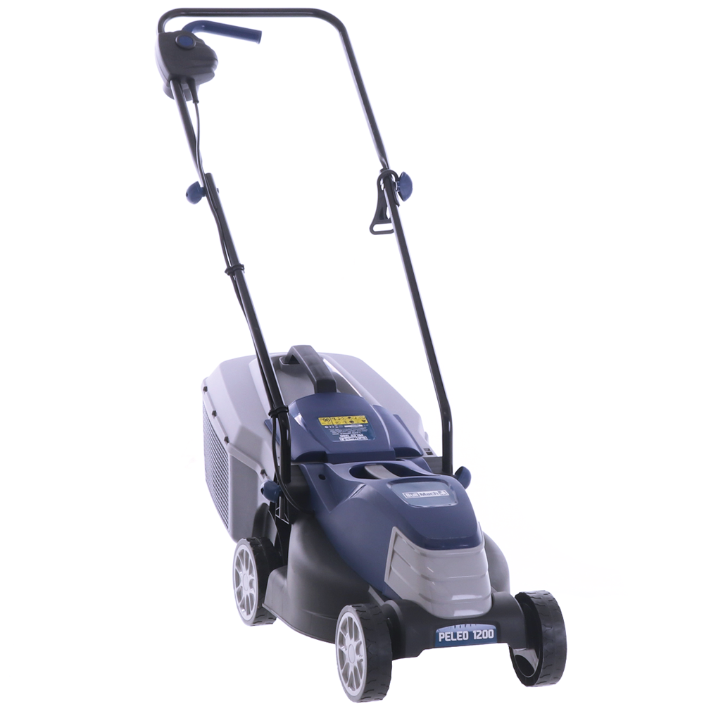 BullMach PELEO 1200 Elektro-Rasenmäher – 32 cm Schnittbreite – zum Schieben – mit Fangkorb – Ansicht 1