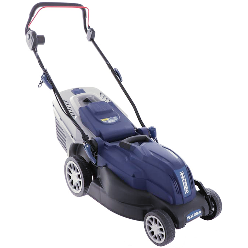 BullMach PELEO 2000 M Elektro-Rasenmäher – 42 cm Schnittbreite – zum Schieben – mit Fangkorb – Ansicht 1
