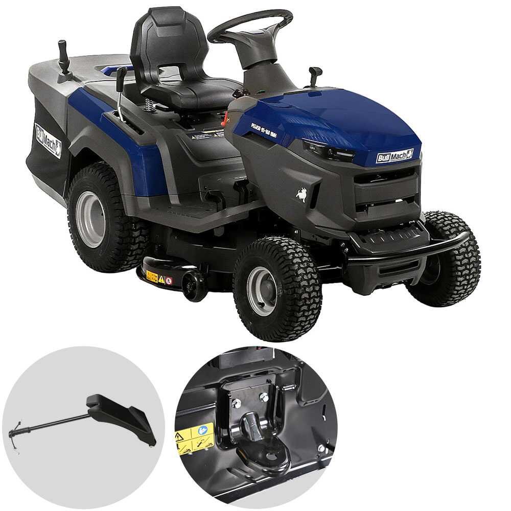 BullMach PEGASO 95-200 RMH Rasentraktor – 95 cm Schnittbreite – Hydrostatik – Fangkorb 240 l – Ansicht 1