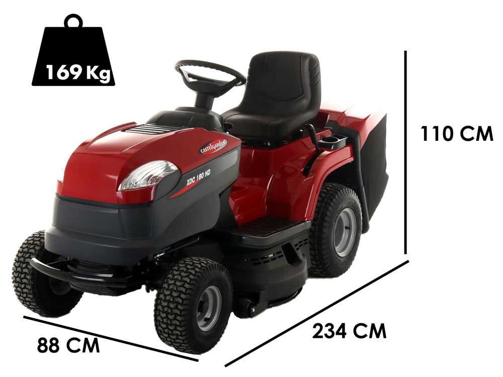 Castelgarden XDC 180 HD Rasentraktor – 98 cm Schnittbreite – Hydrostatik – Fangkorb 240 l – Ansicht 2