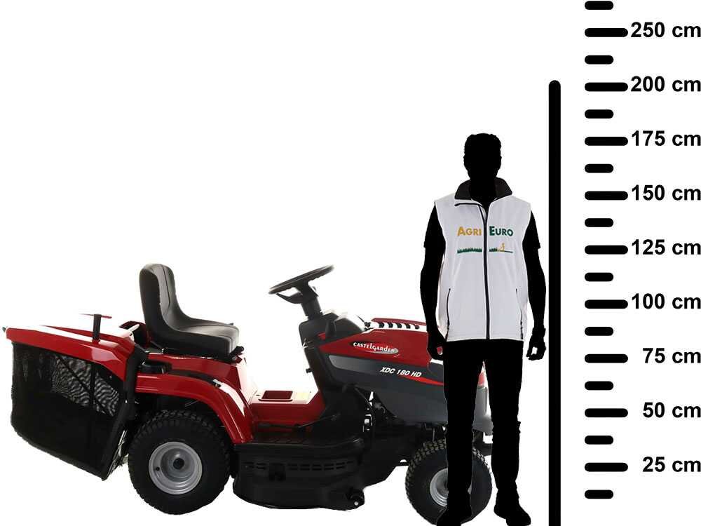 Castelgarden XDC 180 HD Rasentraktor – 98 cm Schnittbreite – Hydrostatik – Fangkorb 240 l – Ansicht 3