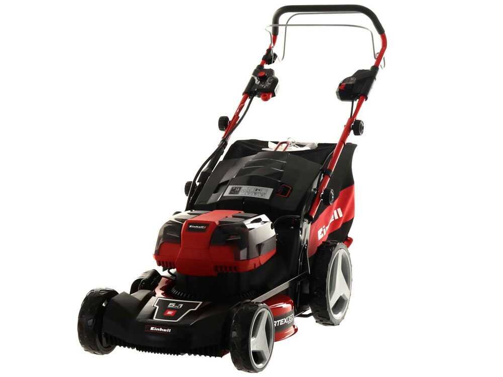 Einhell GE-CM 36/47 S HW Li Akku-Rasenmäher – 47 cm Schnittbreite – mit Radantrieb – mit Fangkorb – Ansicht 4