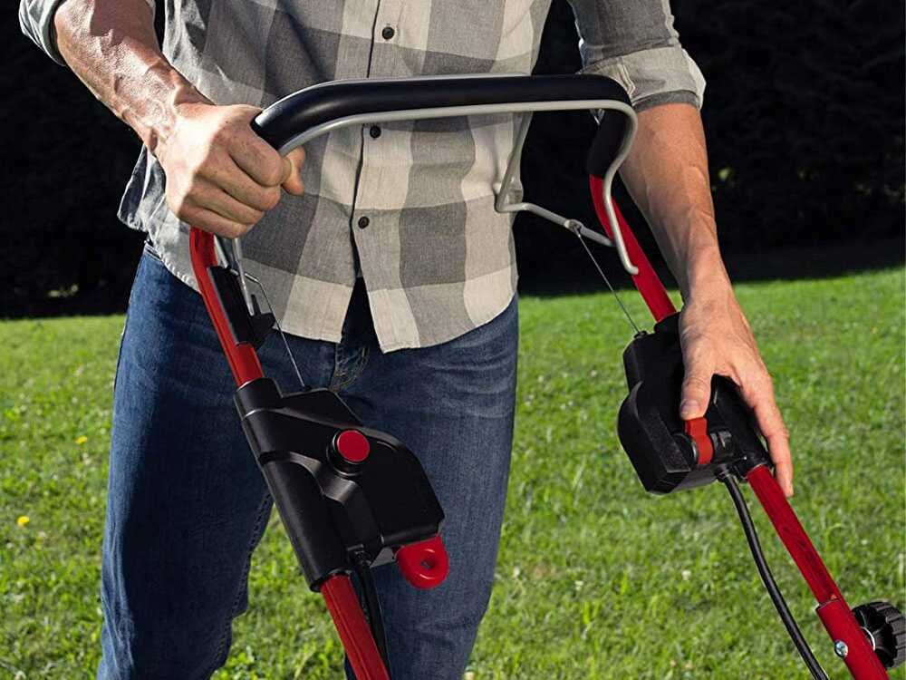 Einhell GE-CM 36/47 S HW Li Akku-Rasenmäher – 47 cm Schnittbreite – mit Radantrieb – mit Fangkorb – Ansicht 5