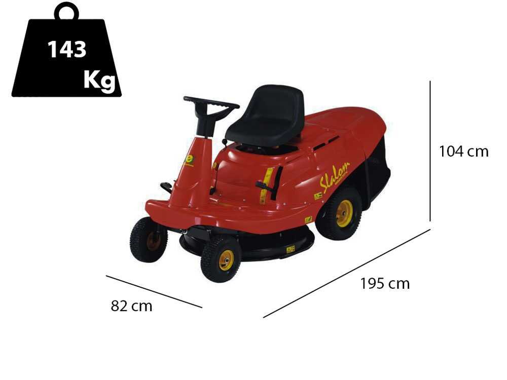 Eurosystems SLALOM 67 Mini-Rider – 67 cm Schnittbreite – Hydrostatik – Fangkorb 150 l – Ansicht 2