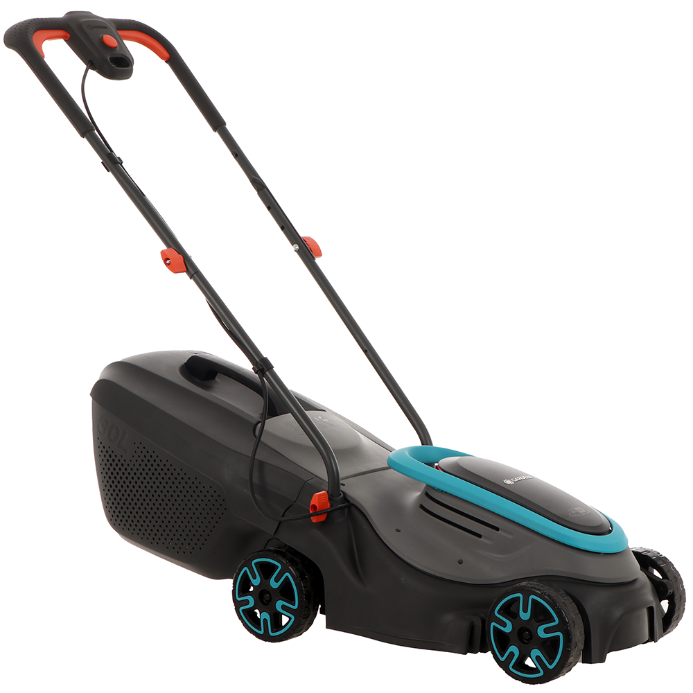 Gardena PowerMax 32/18V P4A Akku-Rasenmäher – 32 cm Schnittbreite – zum Schieben – mit Fangkorb – Ansicht 1