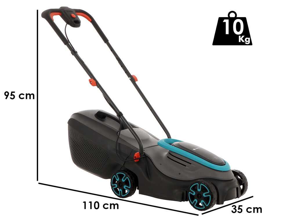 Gardena PowerMax 32/18V P4A Akku-Rasenmäher – 32 cm Schnittbreite – zum Schieben – mit Fangkorb – Ansicht 2