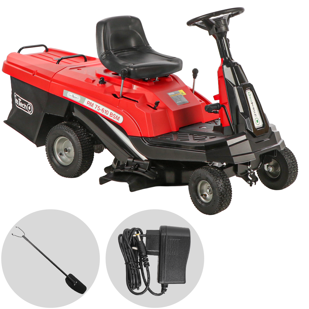 Geotech RM 75-610 BSM Aufsitzmäher – 61 cm Schnittbreite – Mechanisch – Fangkorb 150 l – Ansicht 1