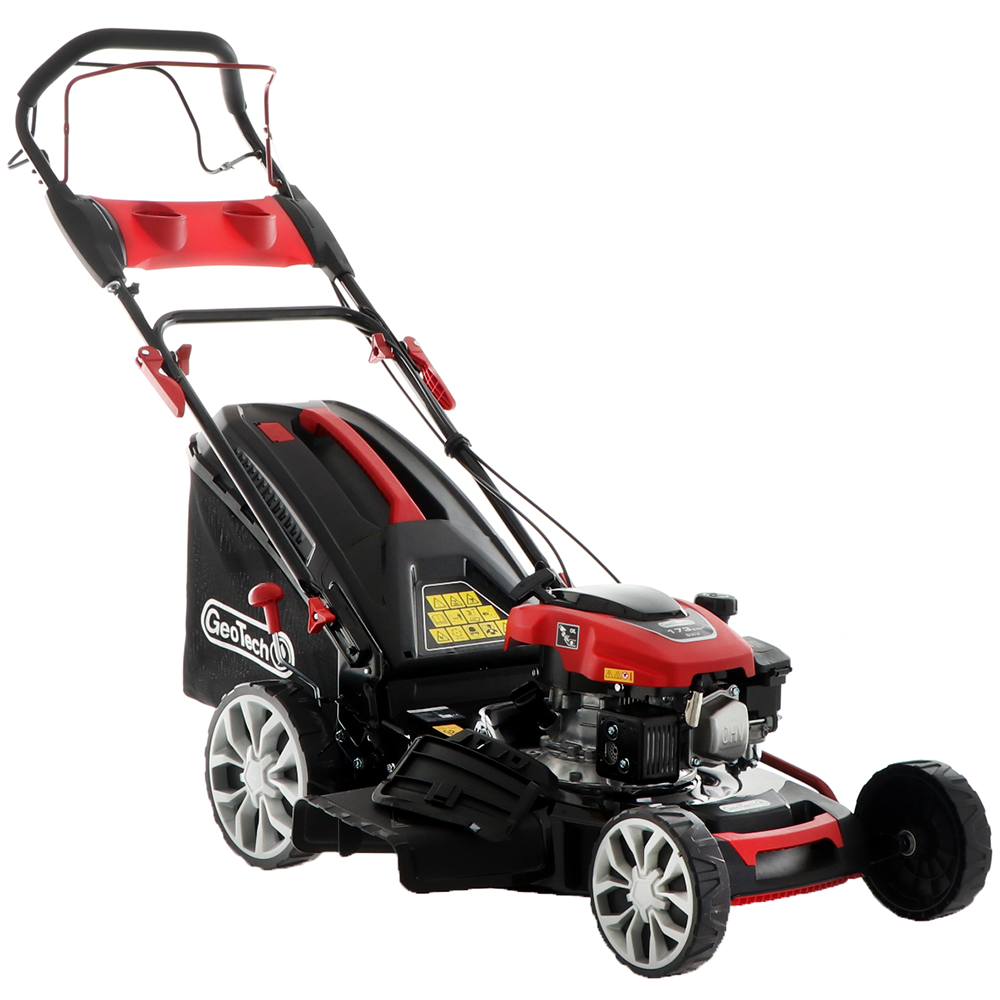 GeoTech S51-170 BMSGW Benzin-Rasenmäher – 51 cm Schnittbreite – Heckantrieb – mit Fangkorb – Ansicht 1