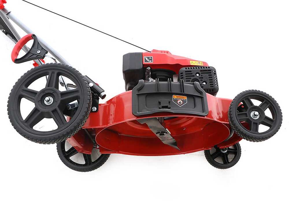 GeoTech M50-160 MSW Benzin-Rasenmäher – 51 cm Schnittbreite – zum Schieben – mit Mulchfunktion – Ansicht 4