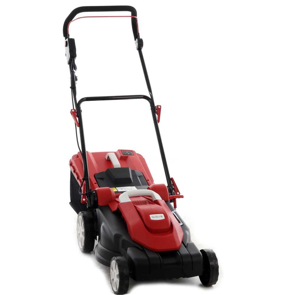 GeoTech TTD 430 B-MW Elektro-Rasenmäher – 43 cm Schnittbreite – zum Schieben – mit Fangkorb – Ansicht 1