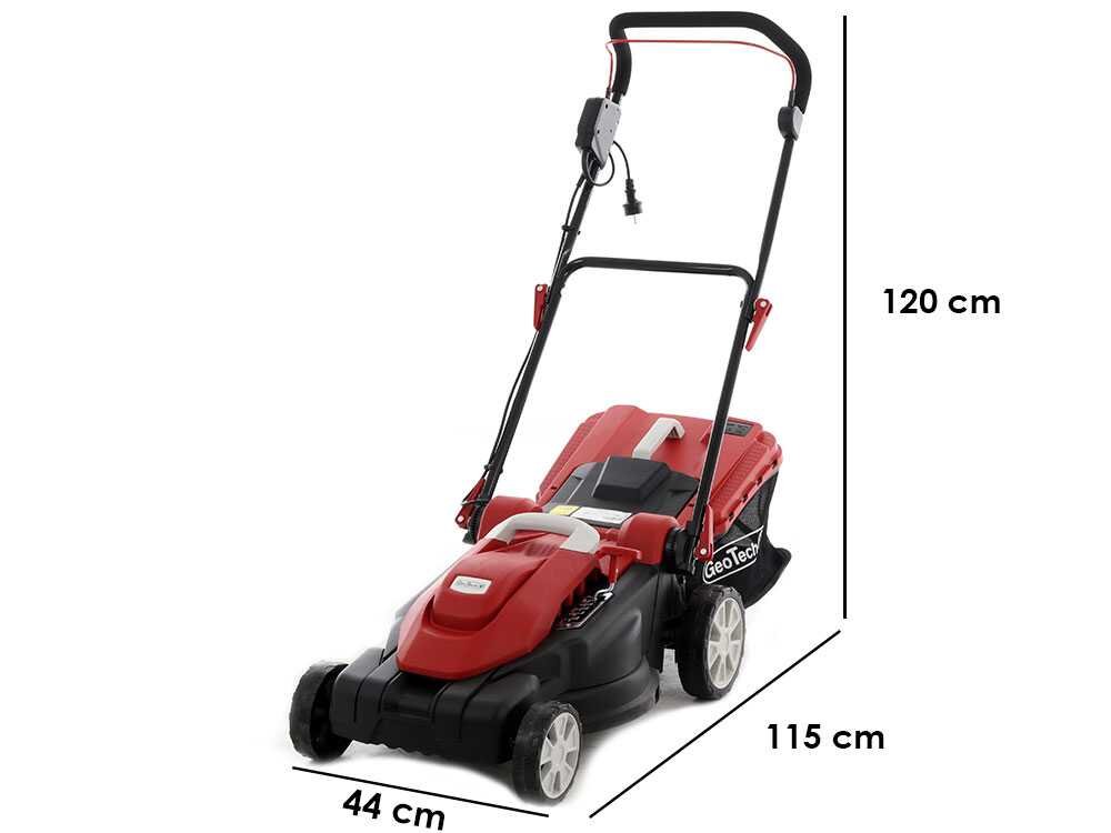 GeoTech TTD 430 B-MW Elektro-Rasenmäher – 43 cm Schnittbreite – zum Schieben – mit Fangkorb – Ansicht 2