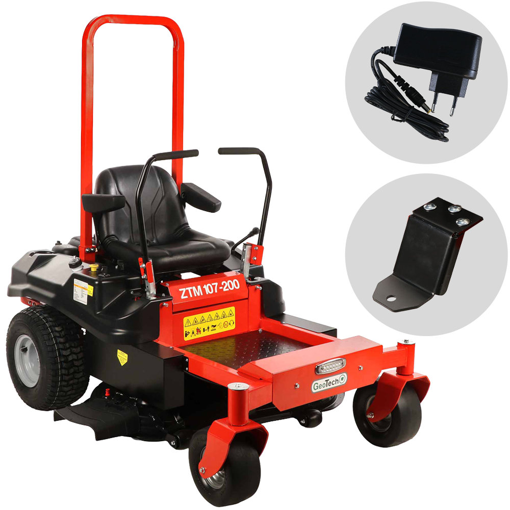 GeoTech ZTM 107-200 Nullwendekreismäher – 107 cm Schnittbreite – Hydrostatik – Ansicht 1