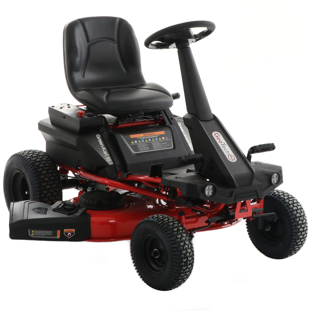 GeoTech Pro Green-Kart 91 Akku-Rasentraktor – 91 cm Schnittbreite – Automatisch – mit Mulchfunktion – Ansicht 1