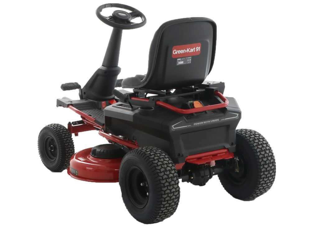 GeoTech Pro Green-Kart 91 Akku-Rasentraktor – 91 cm Schnittbreite – Automatisch – mit Mulchfunktion – Ansicht 5