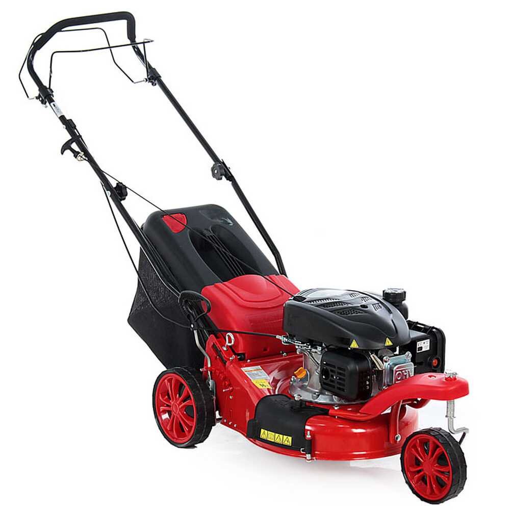 GeoTech Pro S42-3 BMSWG Benzin-Rasenmäher – 40.5 cm Schnittbreite – Heckantrieb – mit Fangkorb – Ansicht 1