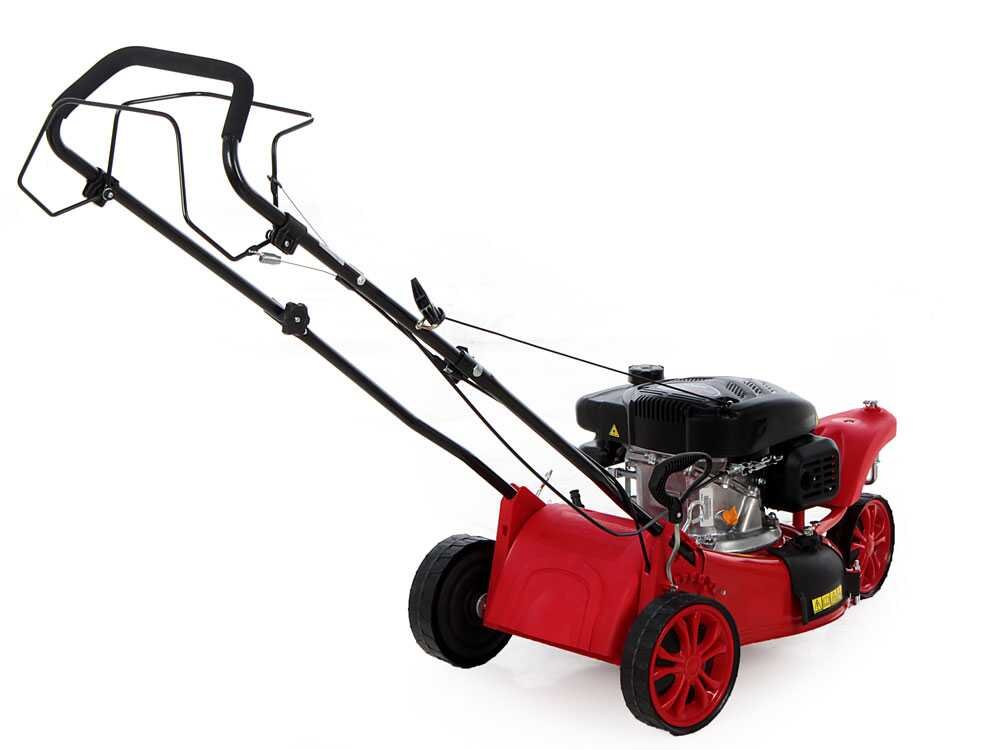 GeoTech Pro S42-3 BMSWG Benzin-Rasenmäher – 40.5 cm Schnittbreite – Heckantrieb – mit Fangkorb – Ansicht 2