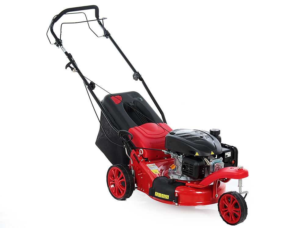 GeoTech Pro S42-3 BMSWG Benzin-Rasenmäher – 40.5 cm Schnittbreite – Heckantrieb – mit Fangkorb – Ansicht 3