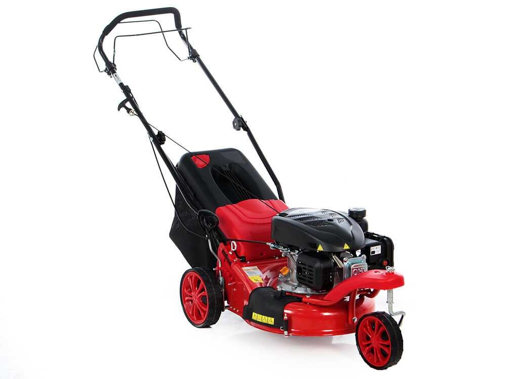 GeoTech Pro S42-3 BMSWG Benzin-Rasenmäher – 40.5 cm Schnittbreite – Heckantrieb – mit Fangkorb – Ansicht 4