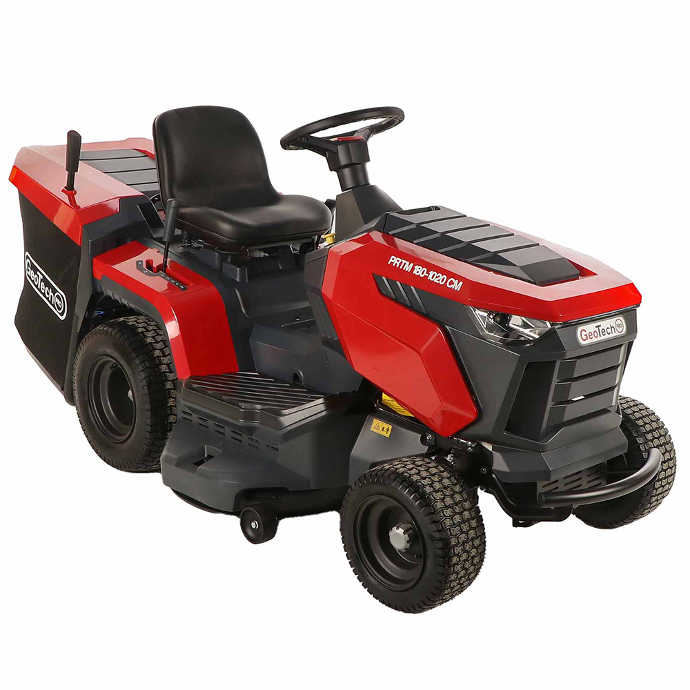 GeoTech Pro PRTM 180-1020 CM Rasentraktor – 102 cm Schnittbreite – Mechanisch – Fangkorb 280 l – Ansicht 1