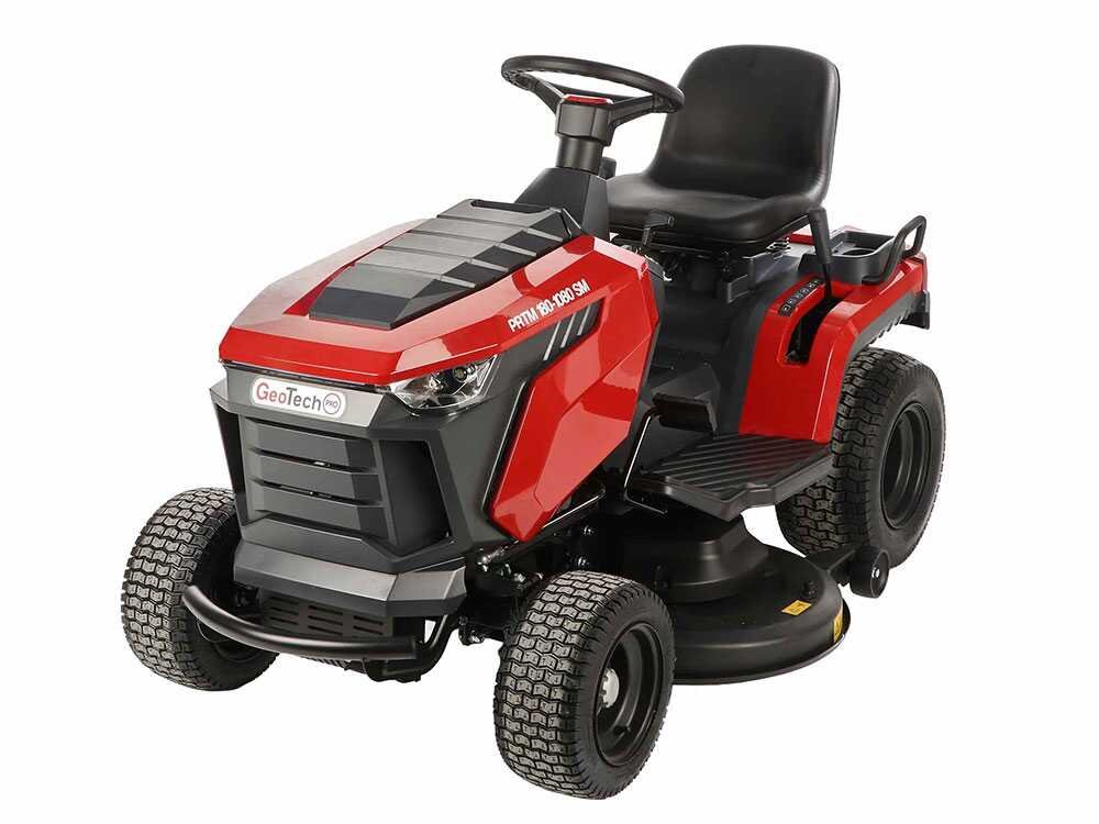 GeoTech Pro PRTM 180-1080 SM Rasentraktor – 108 cm Schnittbreite – Mechanisch – mit Mulchfunktion – Ansicht 3