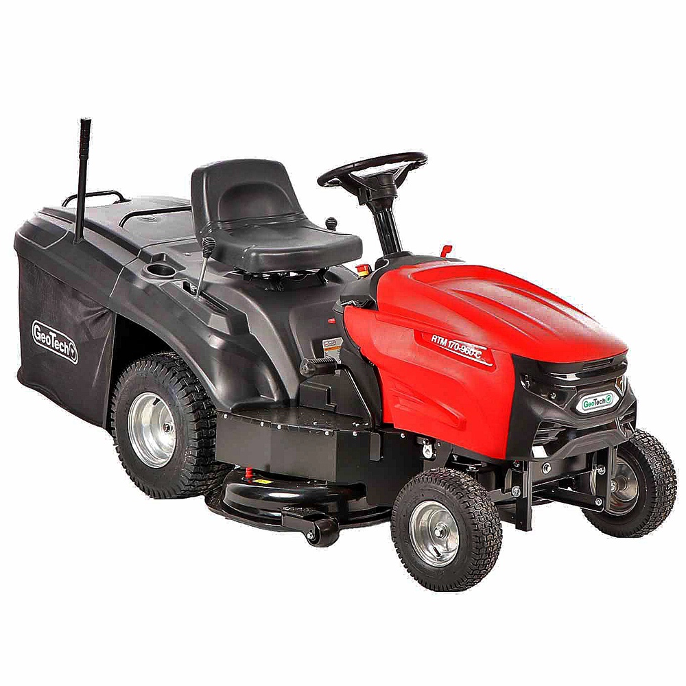 GeoTech RTM 170-960 C Rasentraktor – 96 cm Schnittbreite – Mechanisch – Fangkorb 220 l – Ansicht 1