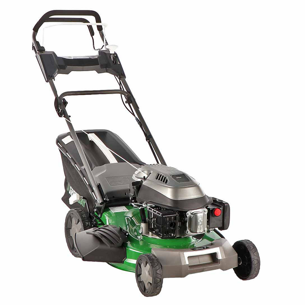 GreenBay GB-LM 51 Benzin-Rasenmäher – 51 cm Schnittbreite – Heckantrieb – mit Fangkorb – Ansicht 1