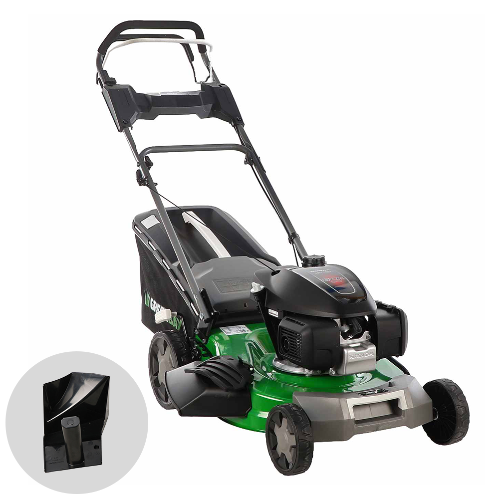 GreenBay GB-LM 51 H MY25 Benzin-Rasenmäher – 51 cm Schnittbreite – Heckantrieb – mit Fangkorb – Ansicht 1
