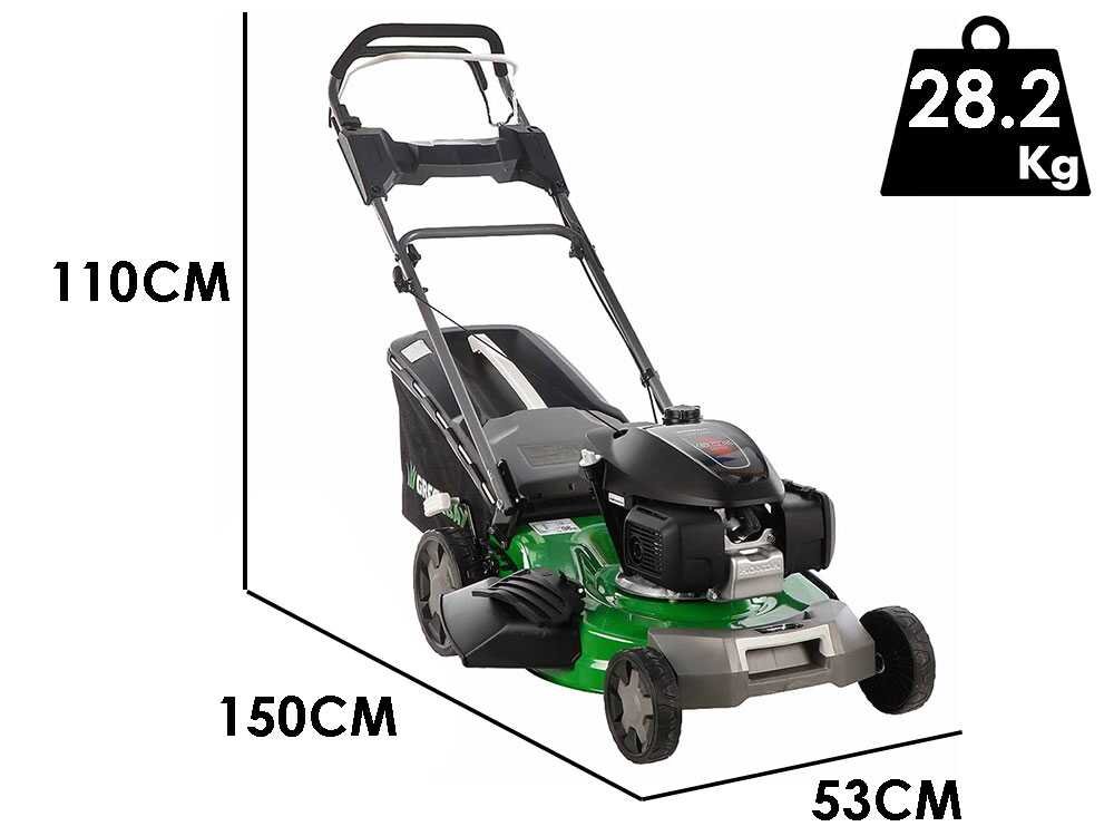 GreenBay GB-LM 51 H MY25 Benzin-Rasenmäher – 51 cm Schnittbreite – Heckantrieb – mit Fangkorb – Ansicht 2