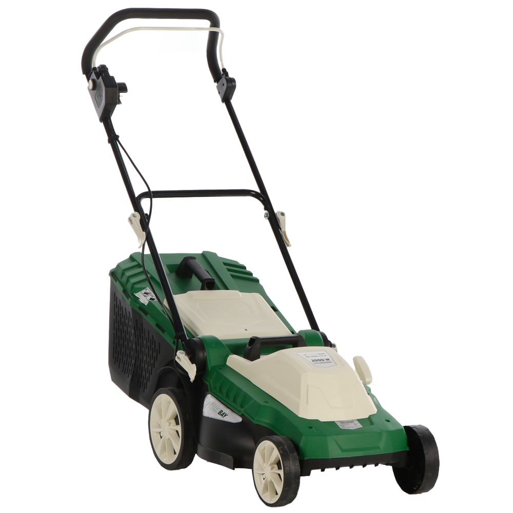 Greenbay SB-2000-42-M Elektro-Rasenmäher – 42 cm Schnittbreite – mit Fangkorb – Ansicht 1