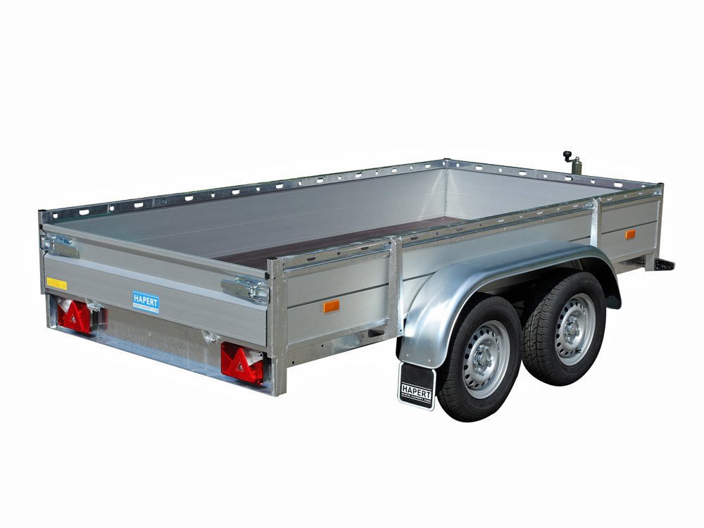 Hapert Kastenanhänger Azure L-2 - 2700 – Aluminium – Ladefläche 350 × 150 cm – 2700 kg – Tandemachser – Ansicht 1