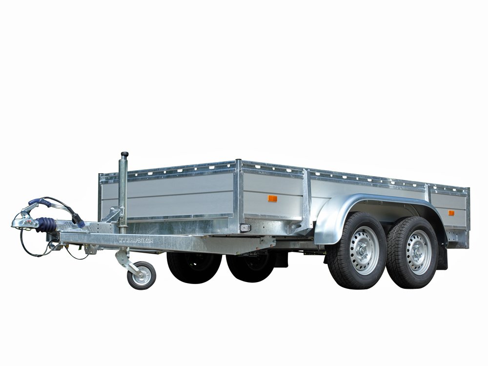 Hapert Kastenanhänger Azure L-2 - 2700 – Aluminium – Ladefläche 350 × 150 cm – 2700 kg – Tandemachser – Ansicht 2