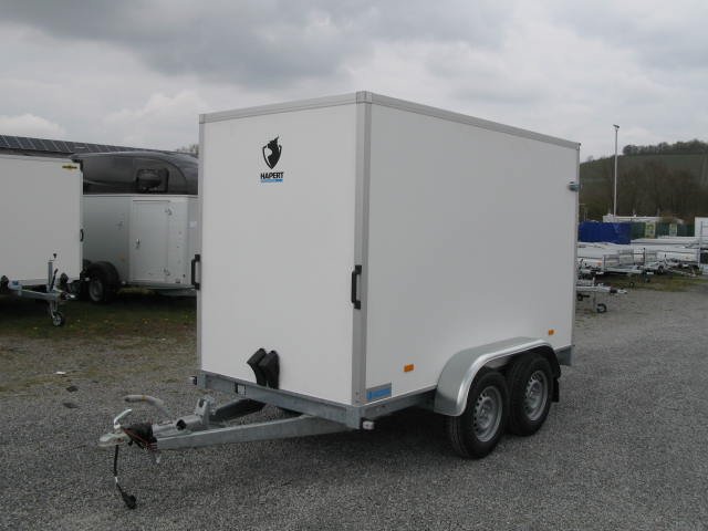 Hapert Kofferanhänger Sapphire L-2 - 2700 – Rampe – Ladefläche 300 × 150 cm – 2700 kg – Tandemachser – Ansicht 1