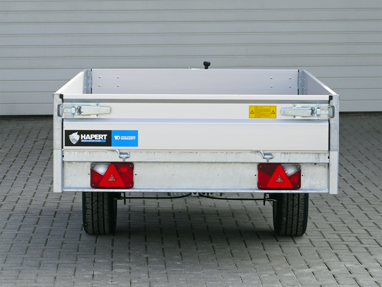 Hapert Pritschenhochlader Azure H-1 – 1350 – 2600 x 1500 – niedriges Fahrwerk – Ladefläche 260 × 150 cm – 1350 kg – Einachser – Ansicht 4