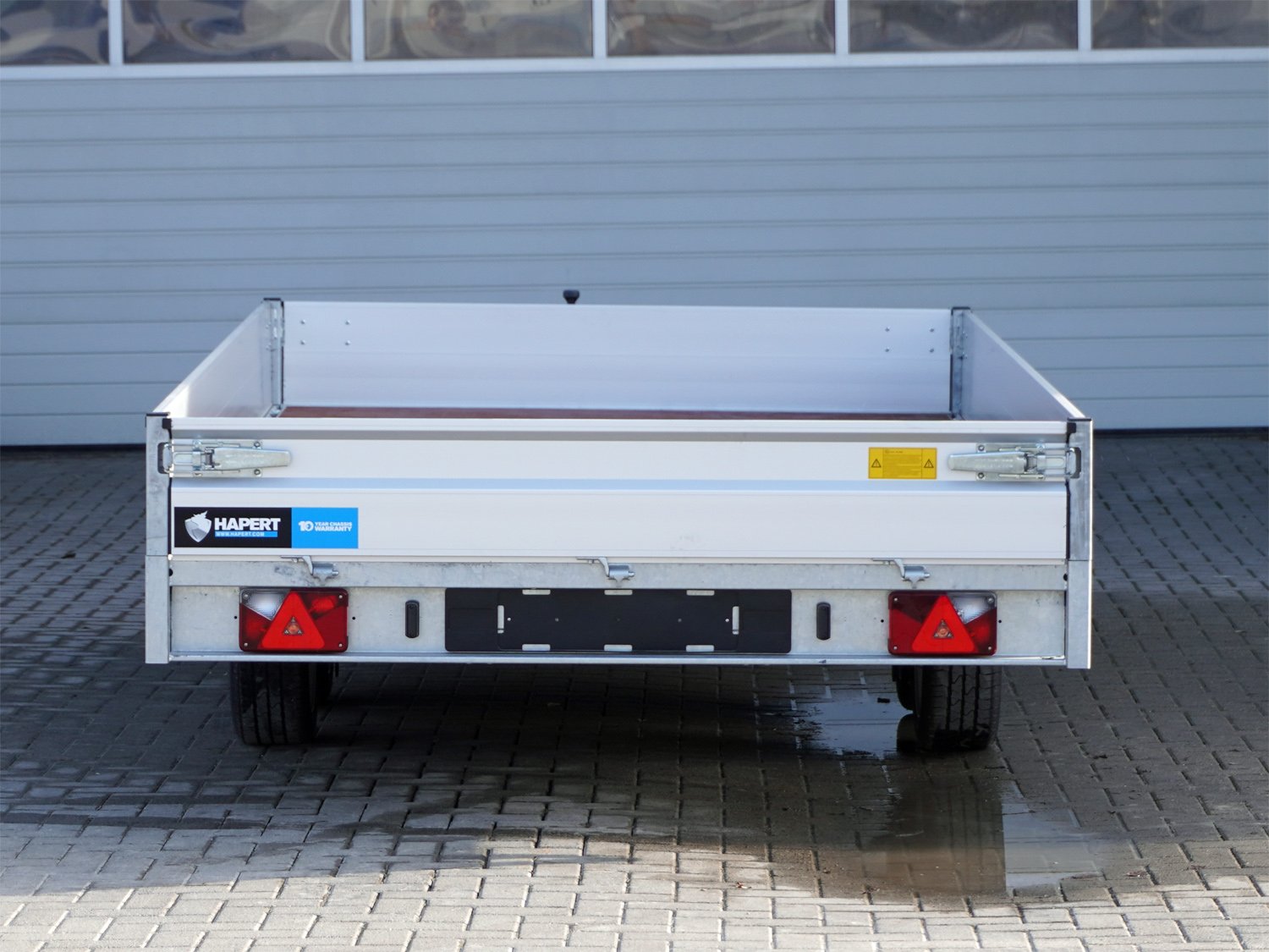 Hapert Pritschenhochlader Azure H-2 - 2700 - 4050 x 1800 – niedriges Fahrwerk – Ladefläche 405 × 180 cm – 2700 kg – Tandemachser – Ansicht 4