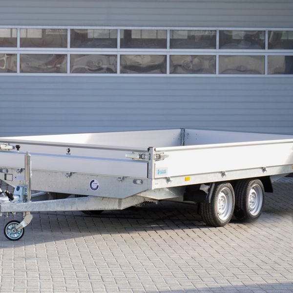 Hapert Pritschenhochlader Azure H-2 – 2700 – 4050 x 2000 – niedriges Fahrwerk – Ladefläche 405 × 200 cm – 2700 kg – Tandemachser – Ansicht 1
