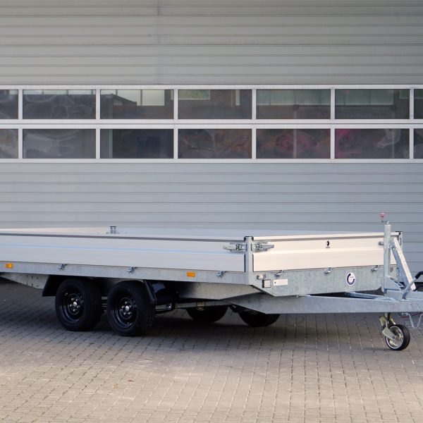 Hapert Pritschenhochlader Azure H-2 – 3500 – 4050 x 2000 – Parabelfederung incl Stoßdämpfer – Ladefläche 405 × 200 cm – 3500 kg – Tandemachser – Ansicht 1
