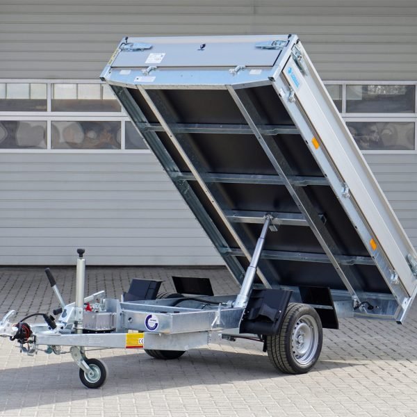 Hapert Rückwärtskipper Cobalt HB-1 – 1500 – Stahlblechboden 2600 x 1500 – Ladefläche 260 × 150 cm – 1500 kg – Einachser – Ansicht 1