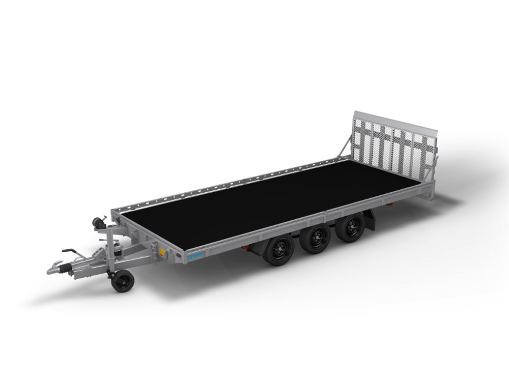 Hapert Universaltransporter Indigo HT-3 - 3500 - 5050 x 2210 – Kipphydraulik, Parabelfederung, 3 Achsen – Ladefläche 505 × 220 cm – 3500 kg – 3-Achser – Ansicht 1